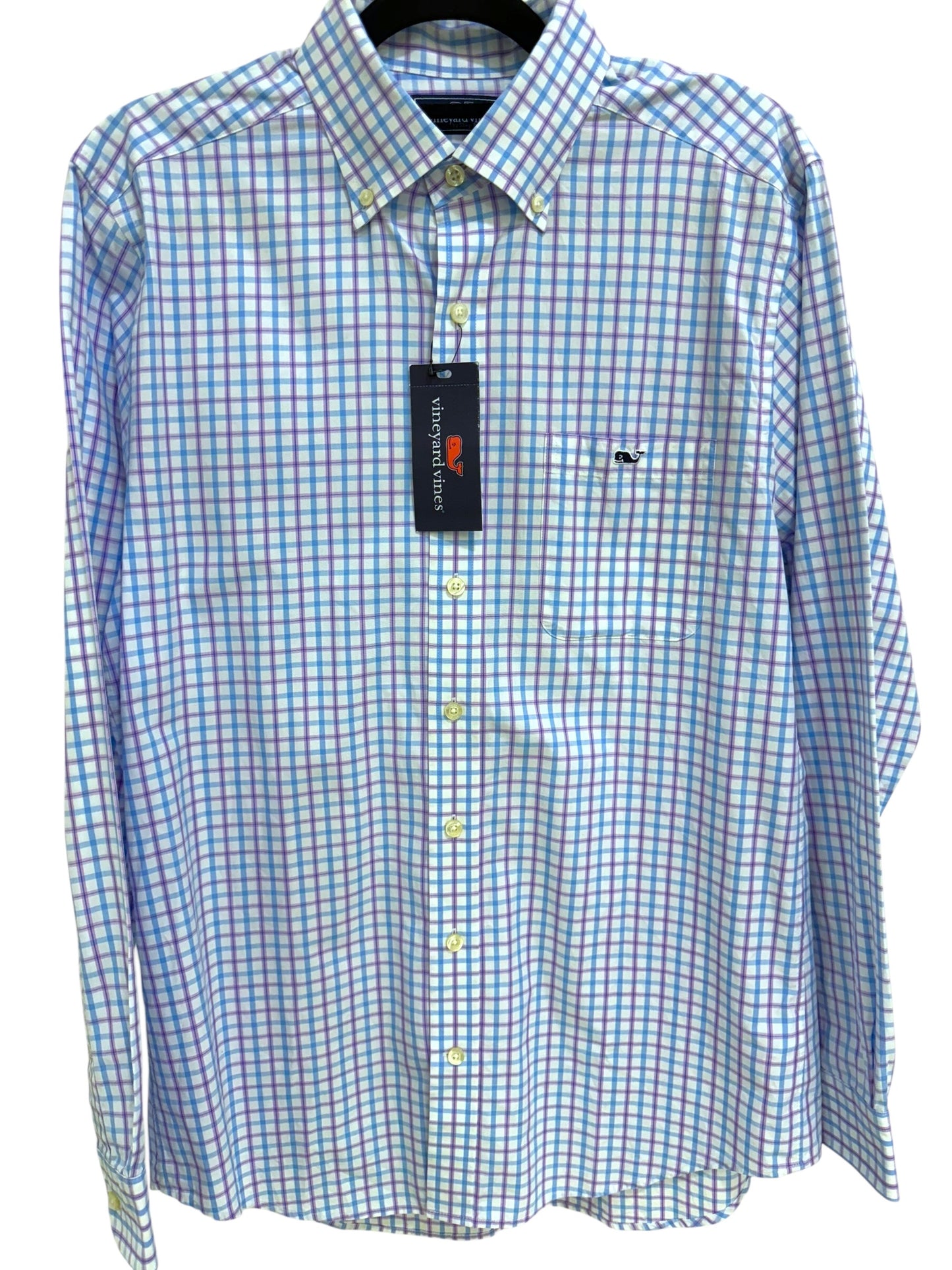 Camisa Vineyard Vines Classic Fit Manga Larga Talla M