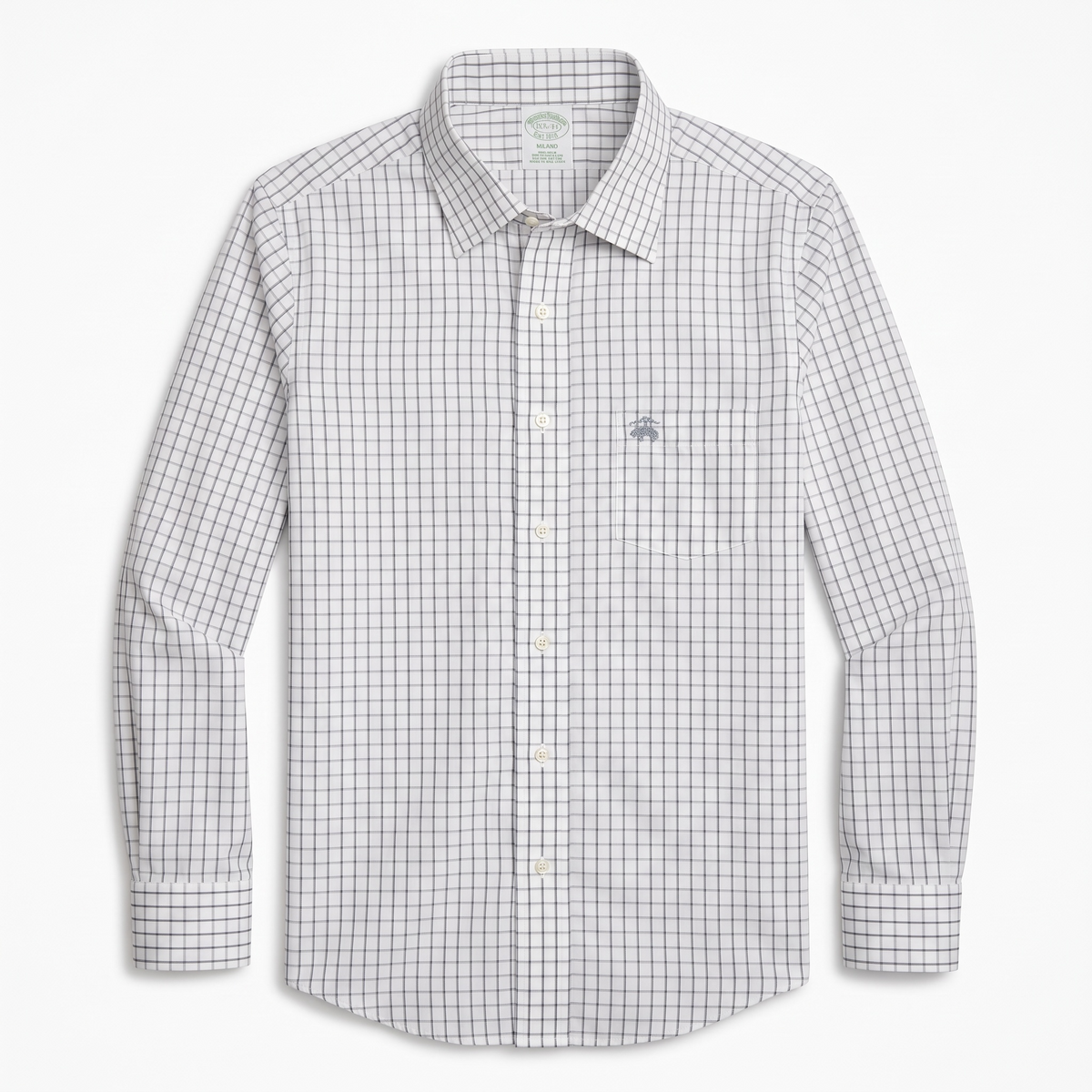 Camisa Brooks Brothers Slim Fit manga larga talla M
