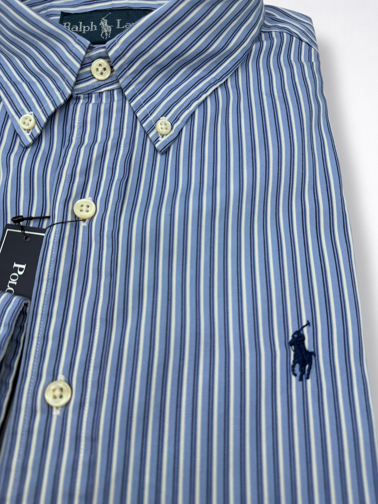 Camisa Polo Ralph Lauren Classic Fit Manga Larga Talla L