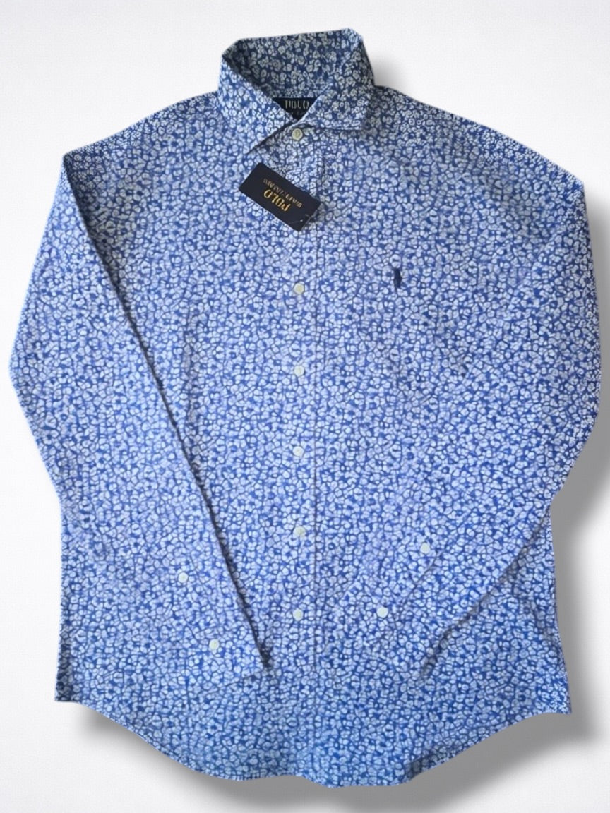 Camisa Polo Ralph Lauren Classic Fit Manga Larga Talla M