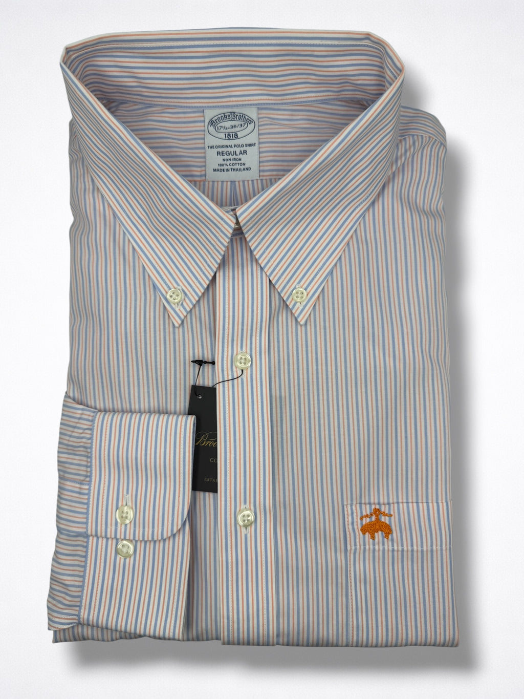 Camisa Brooks Brotjers Classic Fit manga larga talla XL