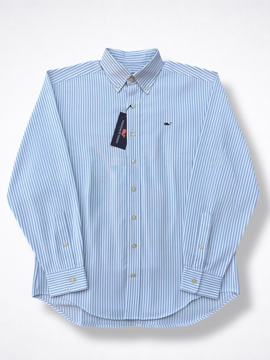 Camisa Vineyard Vines Classic Fit Manga Larga Talla S