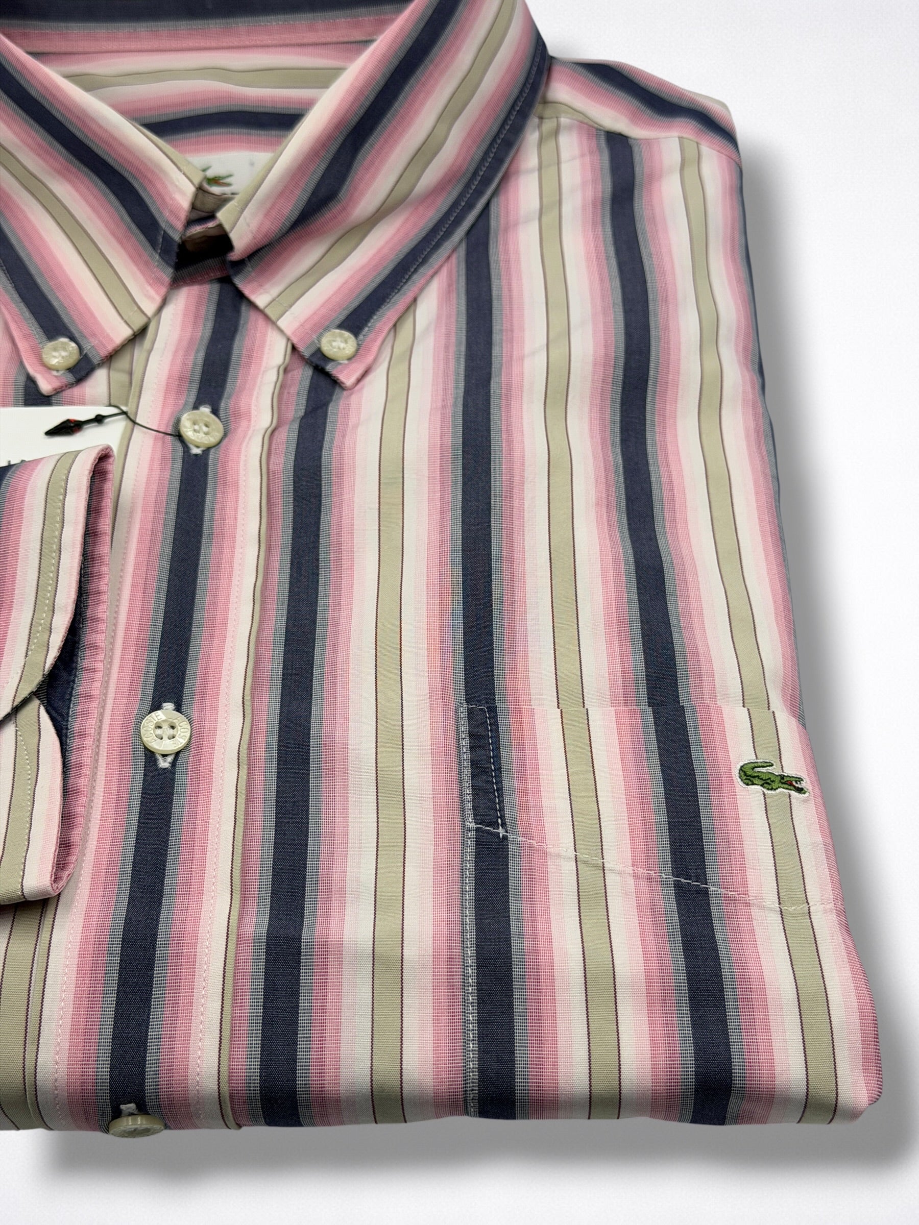 Camisa Lacoste Classic Fit manga larga talla XL