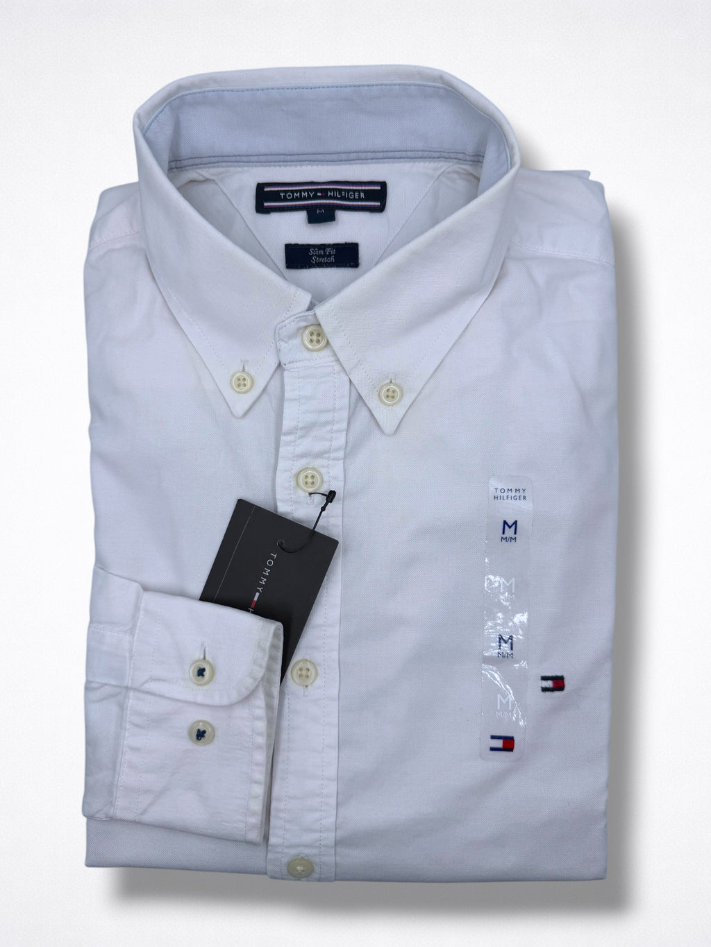 Camisa Tommy Hilfiger Slim Fit Manga Larga Talla M