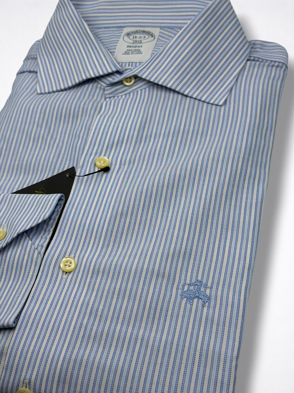 Camisa Brooks Brothers Slim Fit Manga Larga Talla M