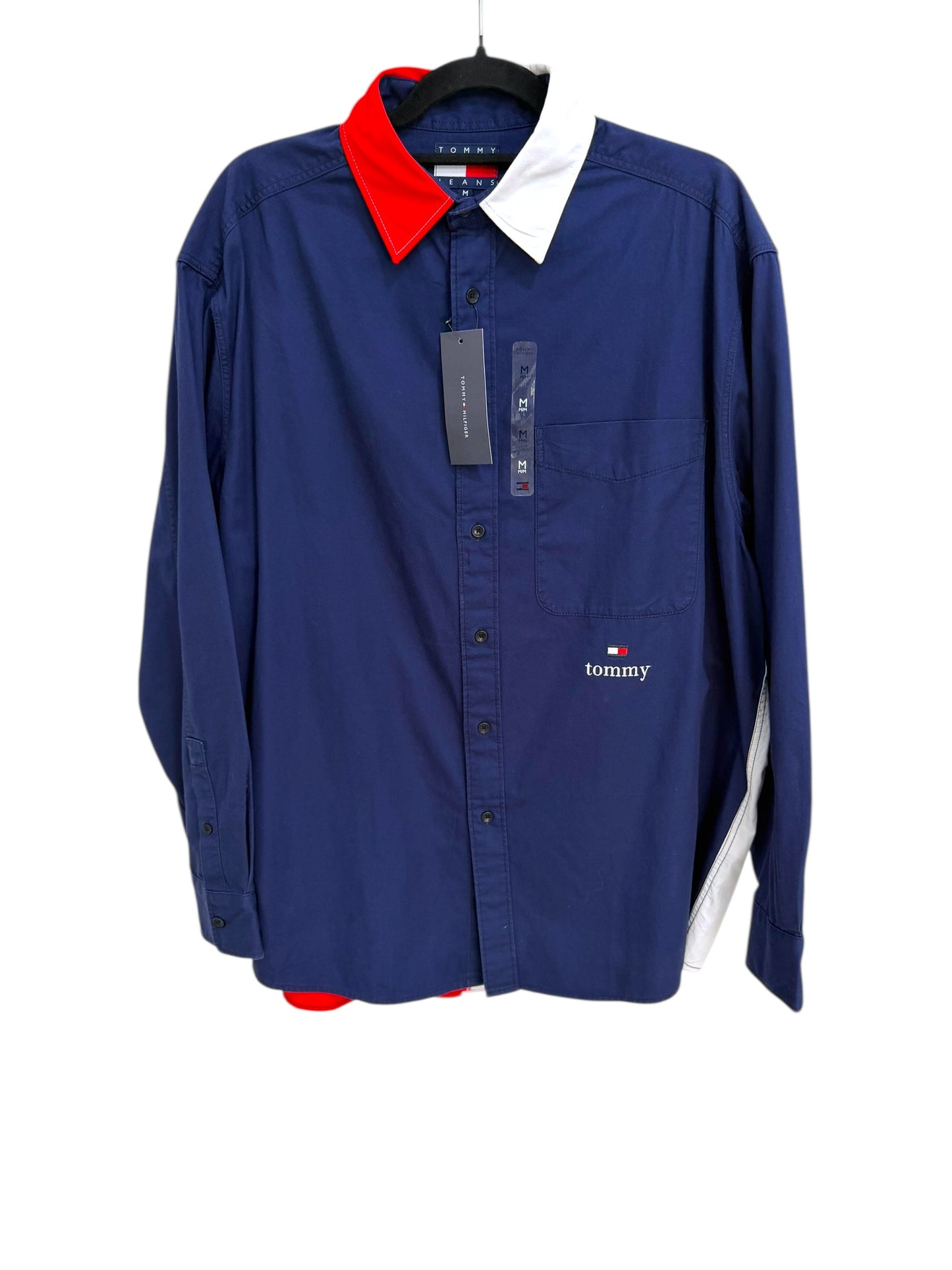 Camisa Tommy Hilfiger Classic Fit Manga Larga Talla L