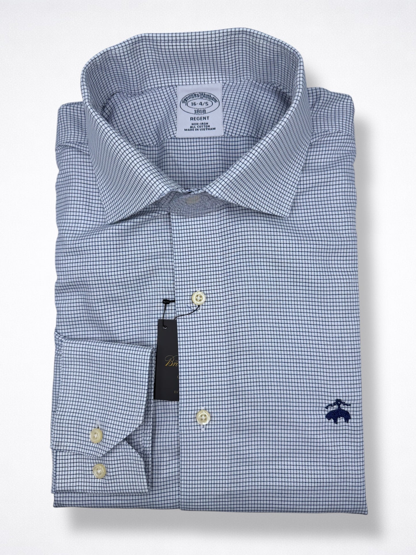 Camisa Brooks Brothers Classic Fit Manga Larga Talla L