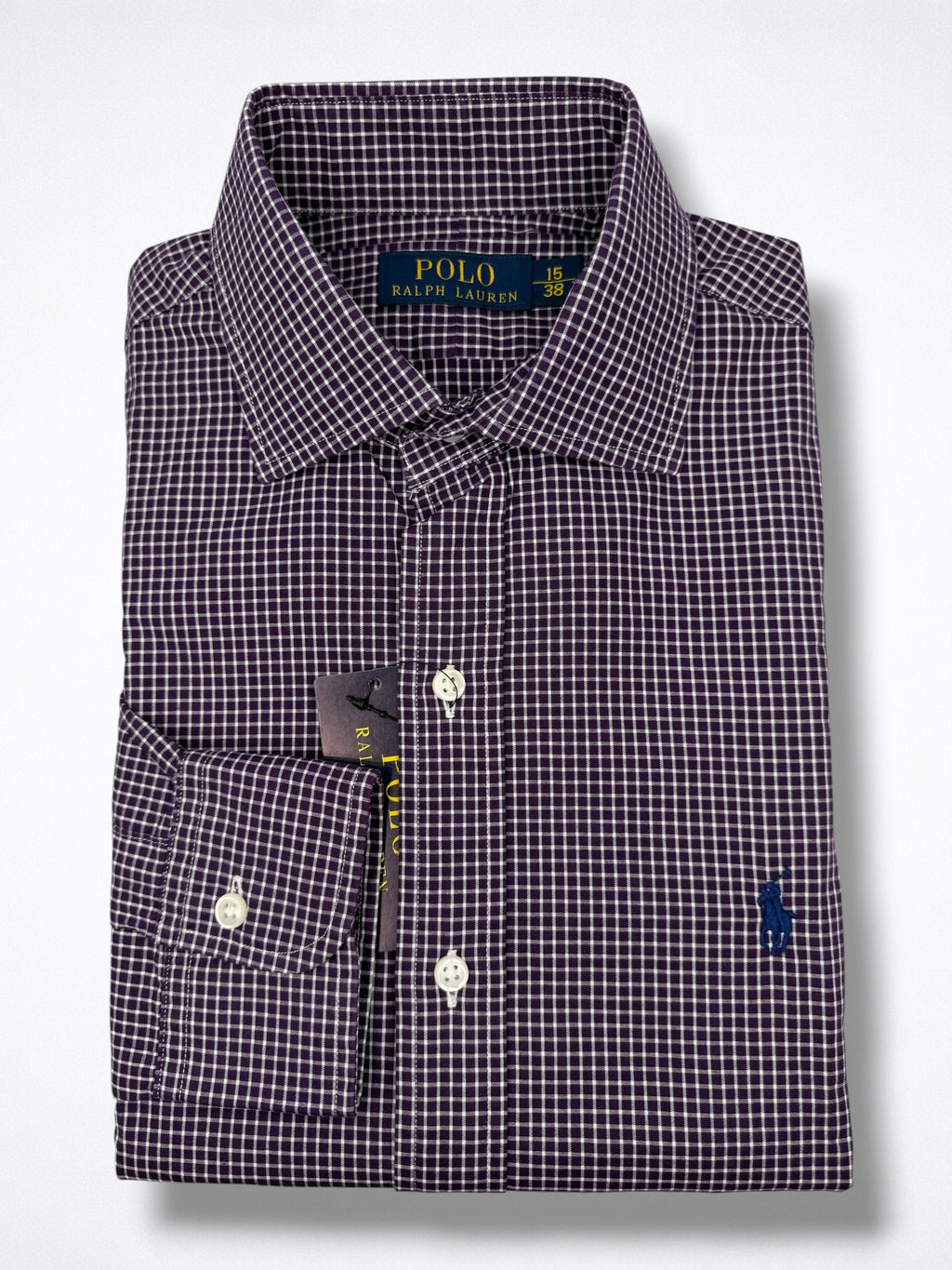 Camisa Polo Ralph Lauren Custom Fit Manga Larga Talla M