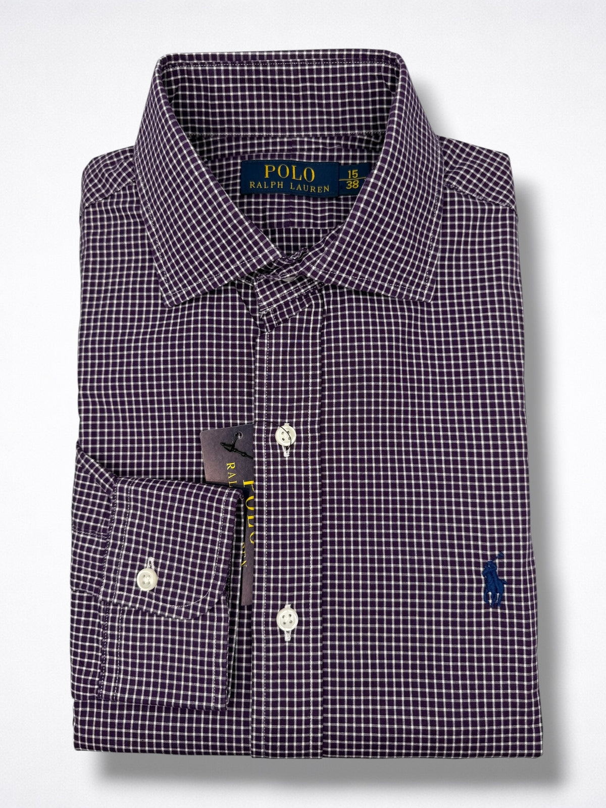 Camisa Polo Ralph Lauren Custom Fit Manga Larga Talla M
