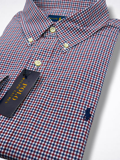 Camisa Polo Ralph Lauren Classic Fit Manga Larga Talla XL