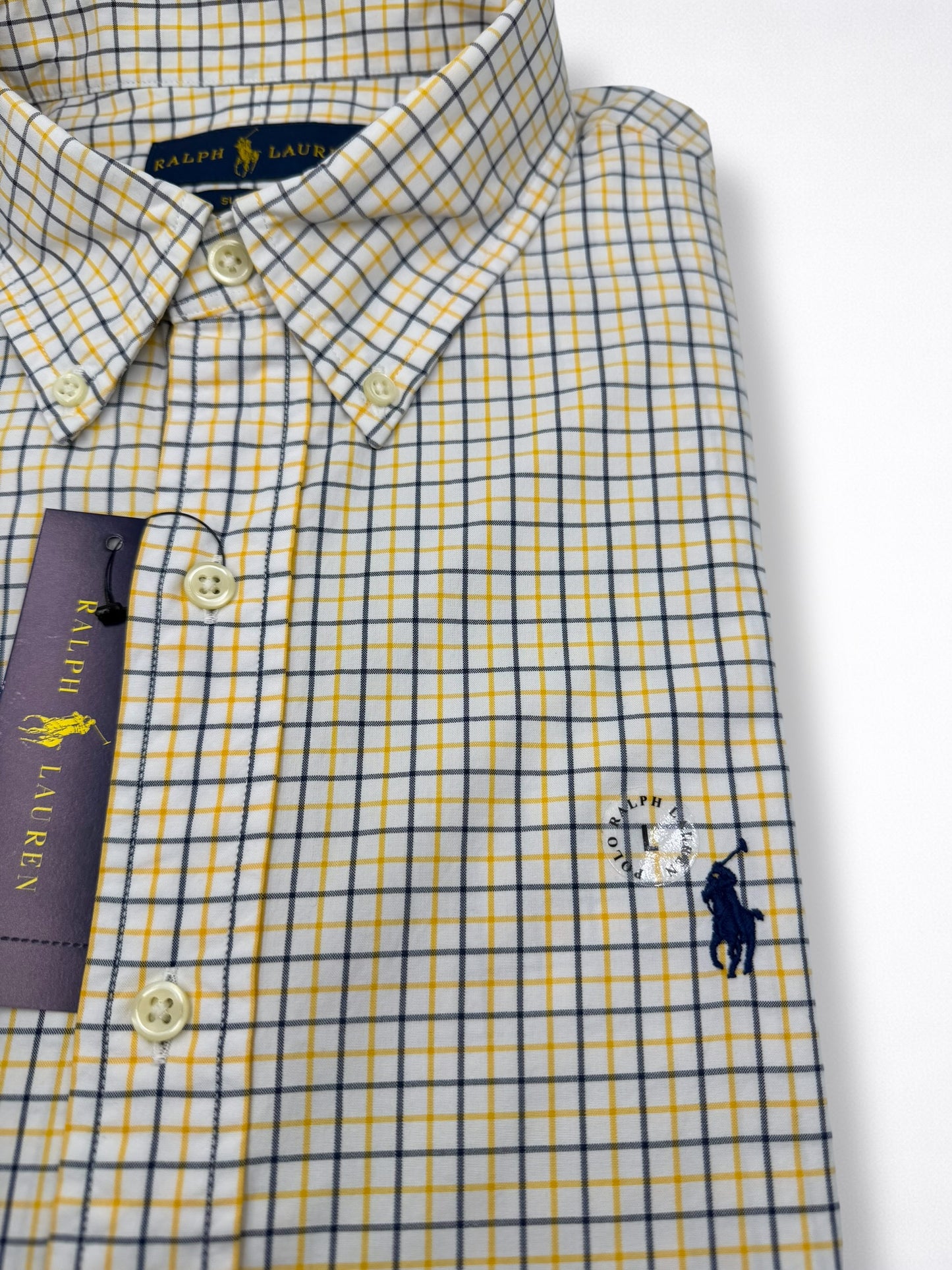 Camisa Polo Ralph Lauren Classic Fit Manga Larga Talla M