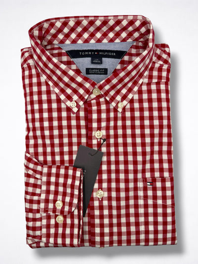 Camisa Tommy Hilfiger Classic Fit Manga Larga Talla L