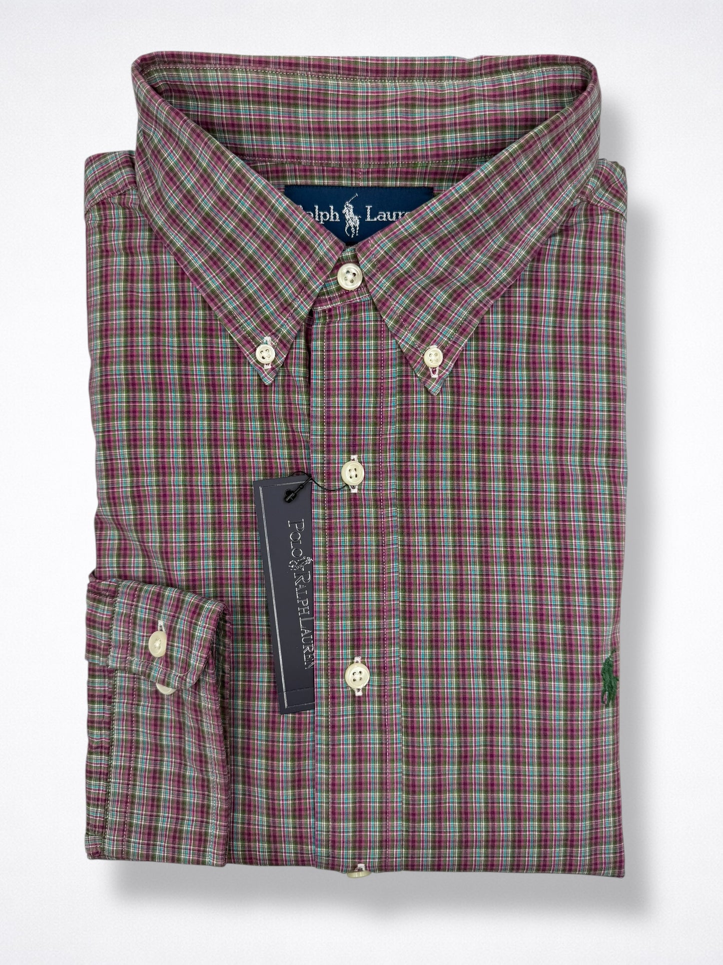 Camisa Polo Ralph Lauren Classic Fit Manga Larga Talla XL