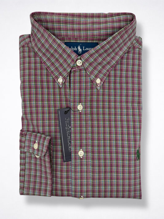 Camisa Polo Ralph Lauren Classic Fit Manga Larga Talla XL