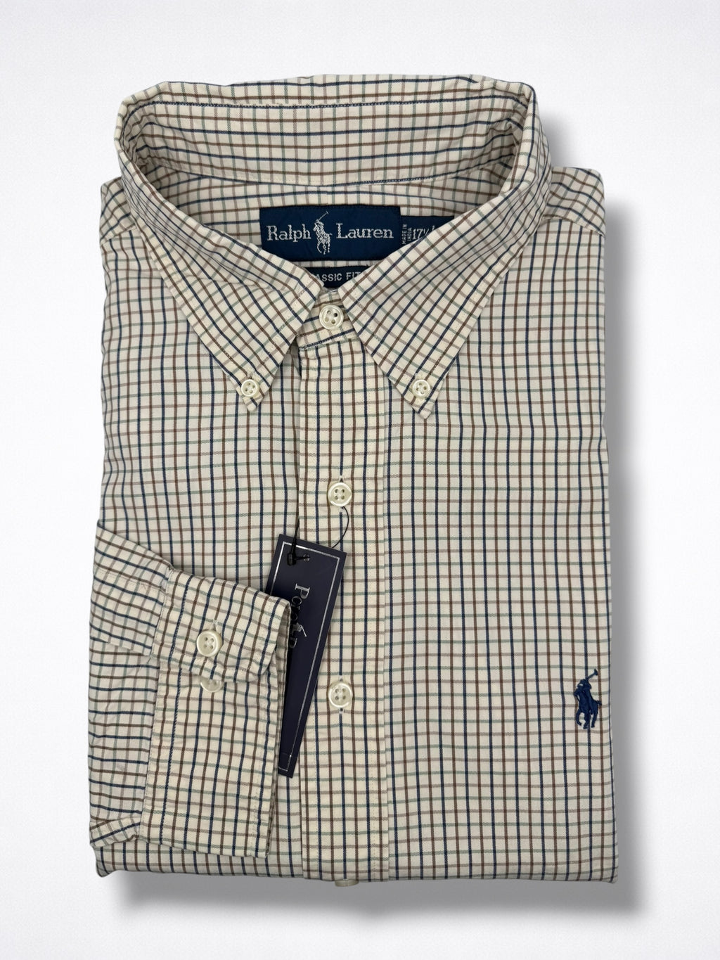 Camisa Polo Ralph Lauren Classic Fit Manga Larga Talla XL