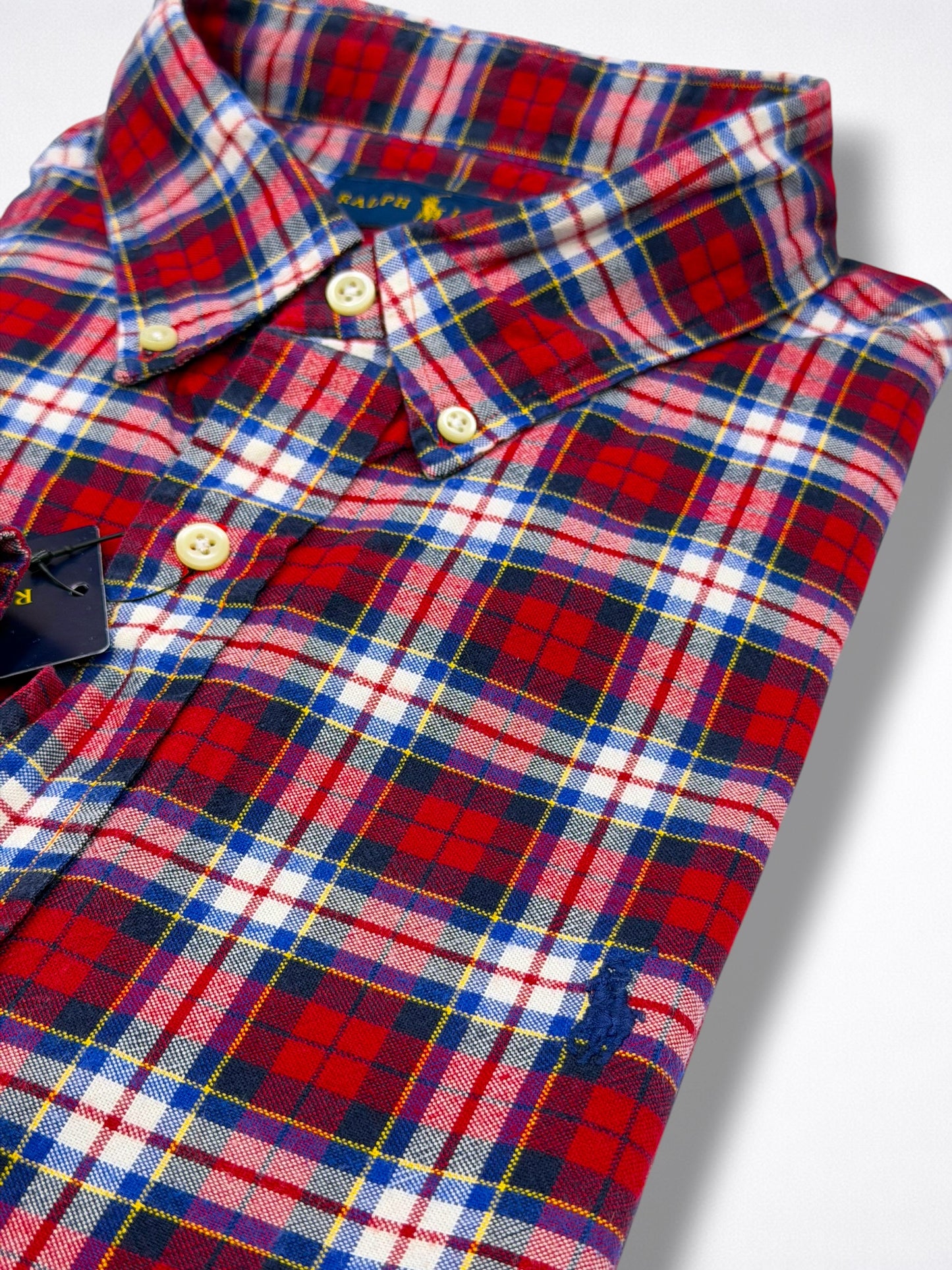 Camisa Polo Ralph Lauren Classic Fit Manga Larga Talla XL