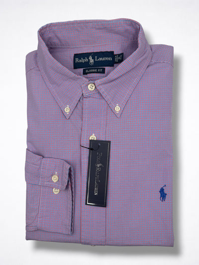 Camisa Polo Ralph Lauren Classic Fit Manga Larga Talla L