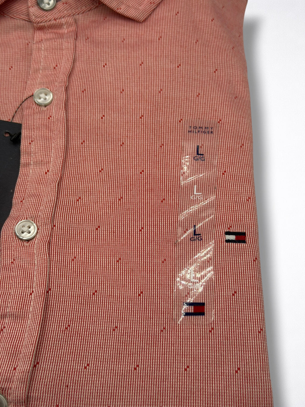 Camisa Tommy Hilfiger Slim Fit Manga Larga Talla L