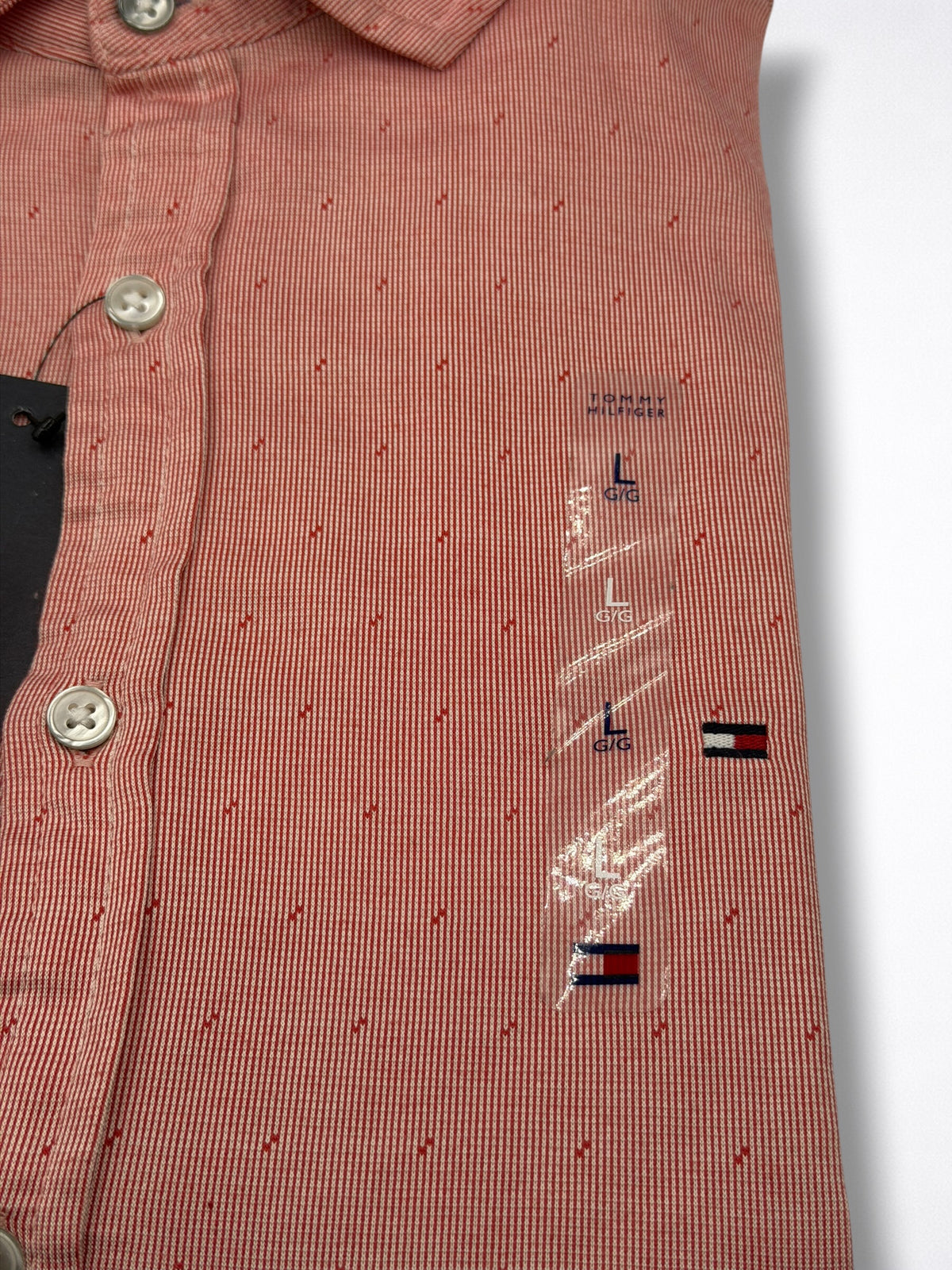 Camisa Tommy Hilfiger Slim Fit Manga Larga Talla L