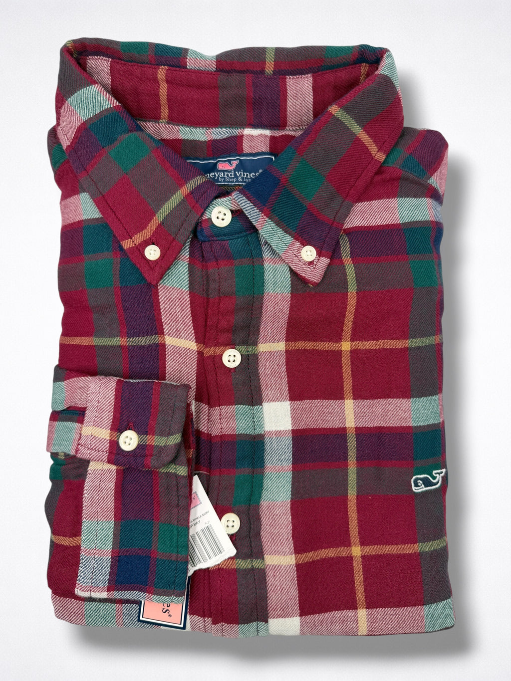 Camisa Vineyard Vines Classic Fit manga larga talla XL