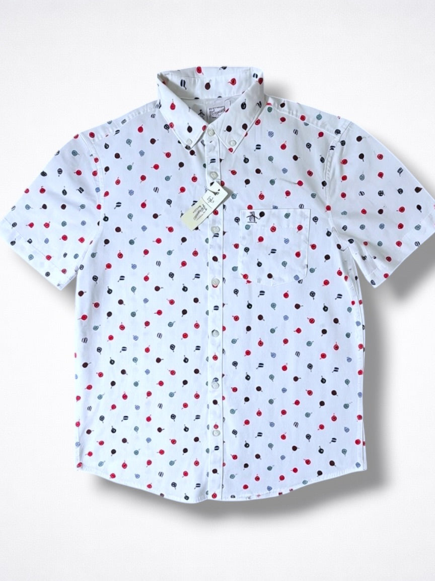 Camisa Penguin Classic Fit Manga Corta Talla S