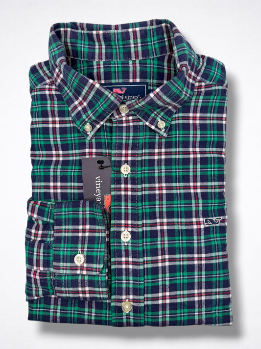 Camisa Vineyard Vines Classic Fit Manga Larga Talla S