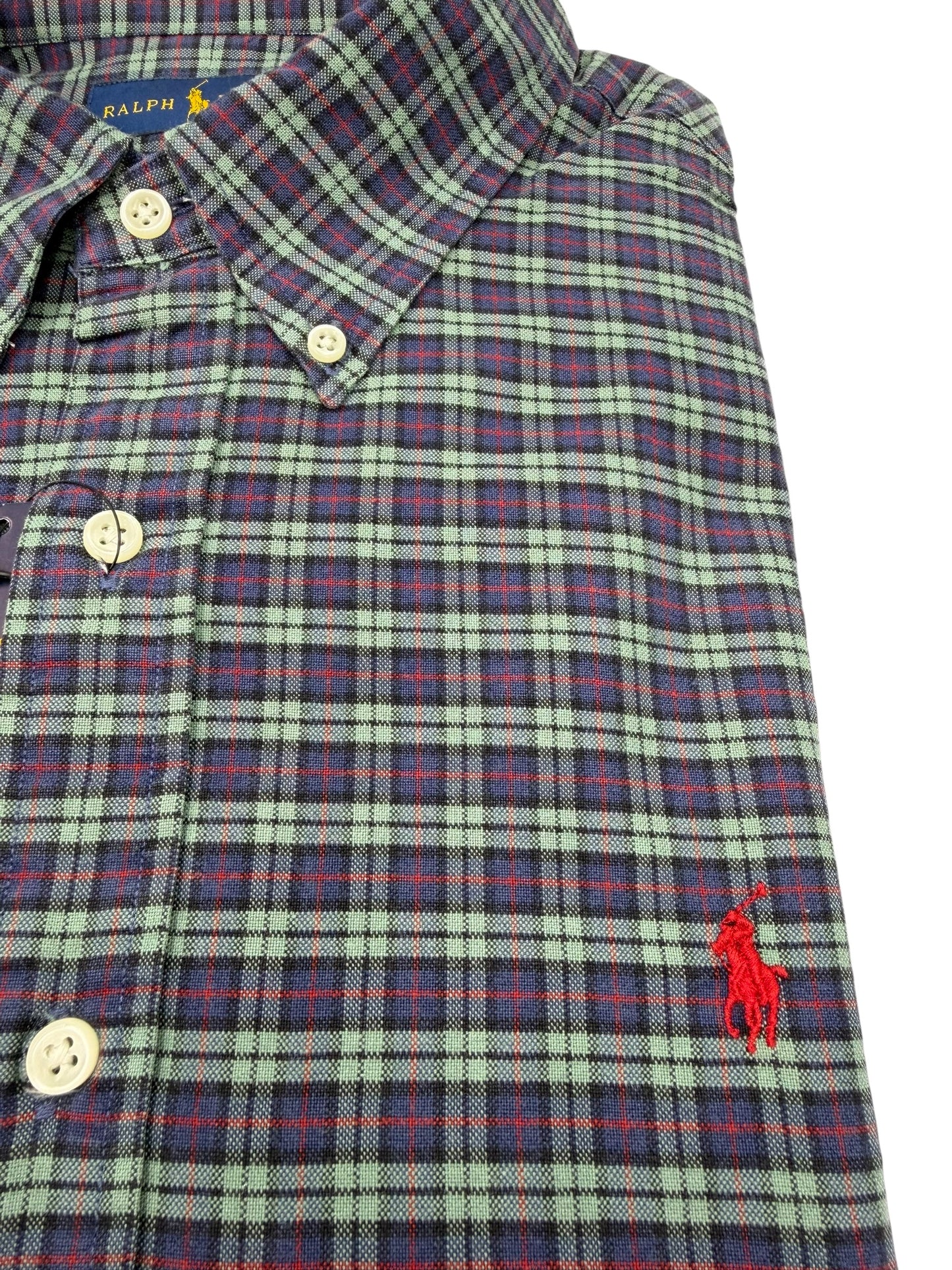 Camisa Polo Ralph Lauren Classic Fit Manga Larga Talla XL
