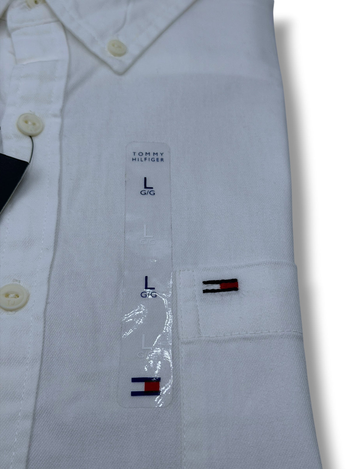 Camisa Tommy Hilfiger Classic Fit Manga Larga Talla L