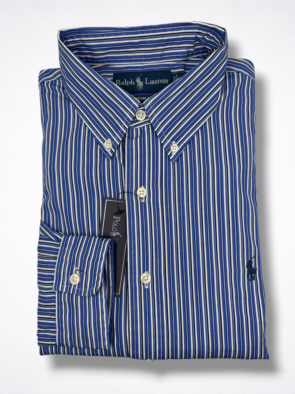 Camisa Polo Ralph Lauren Custom Fit Manga Larga Talla L