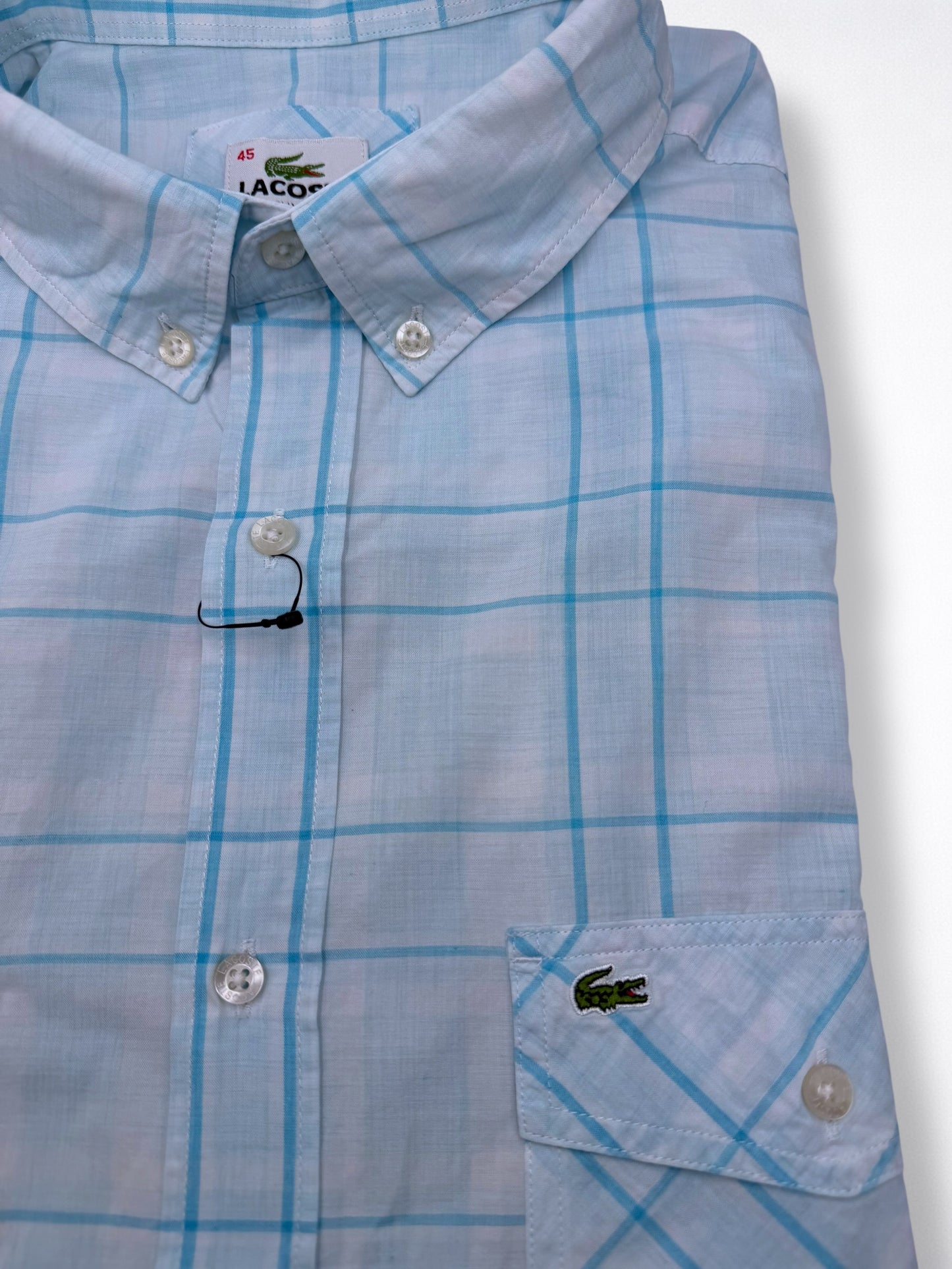 Camisa Lacoste Classic Fit Manga Corta Talla XL