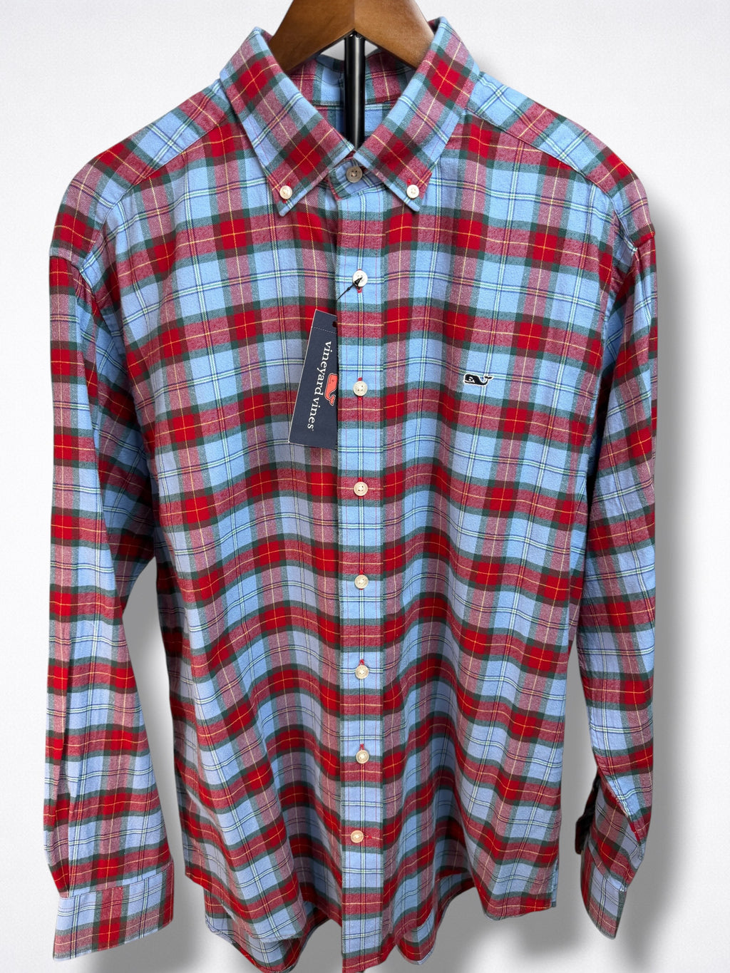 Camisa Vineyard Vines Classic Fit Manga Larga Talla L