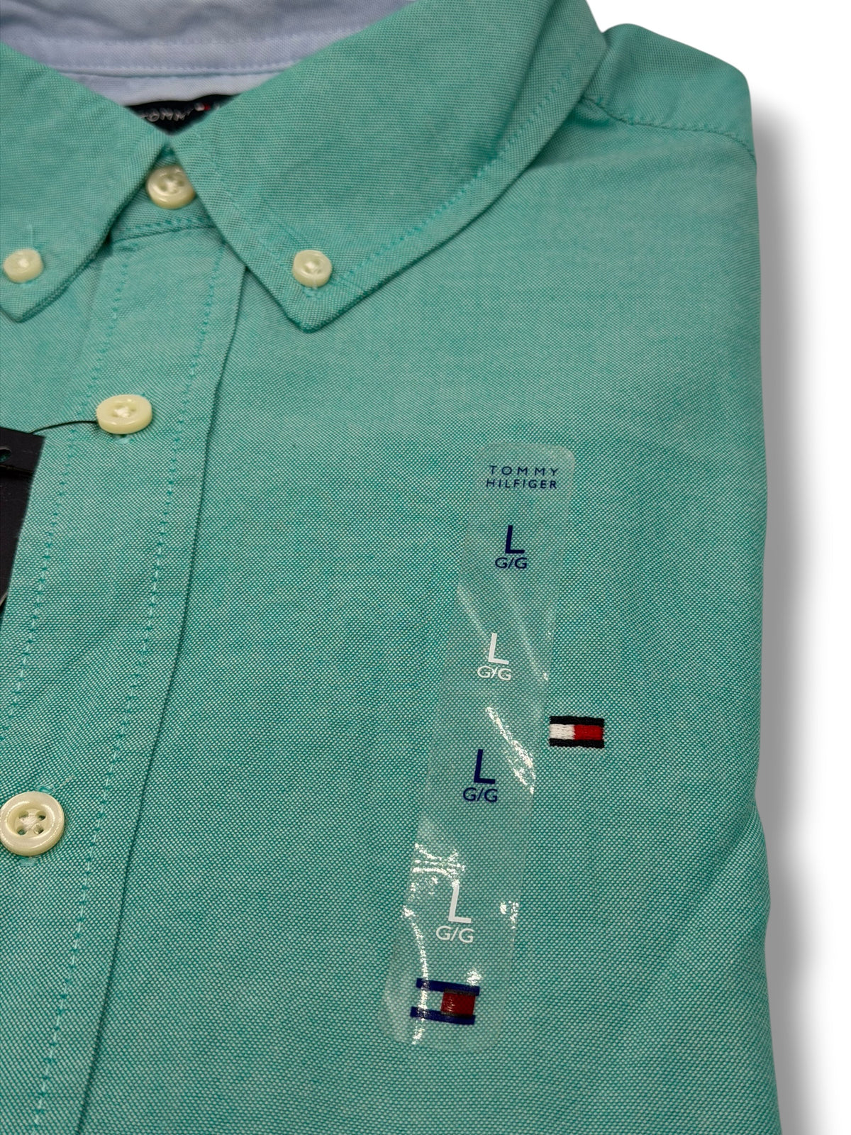 Camisa Tommy Hilfiger Classic Fit Manga Corta Talla L