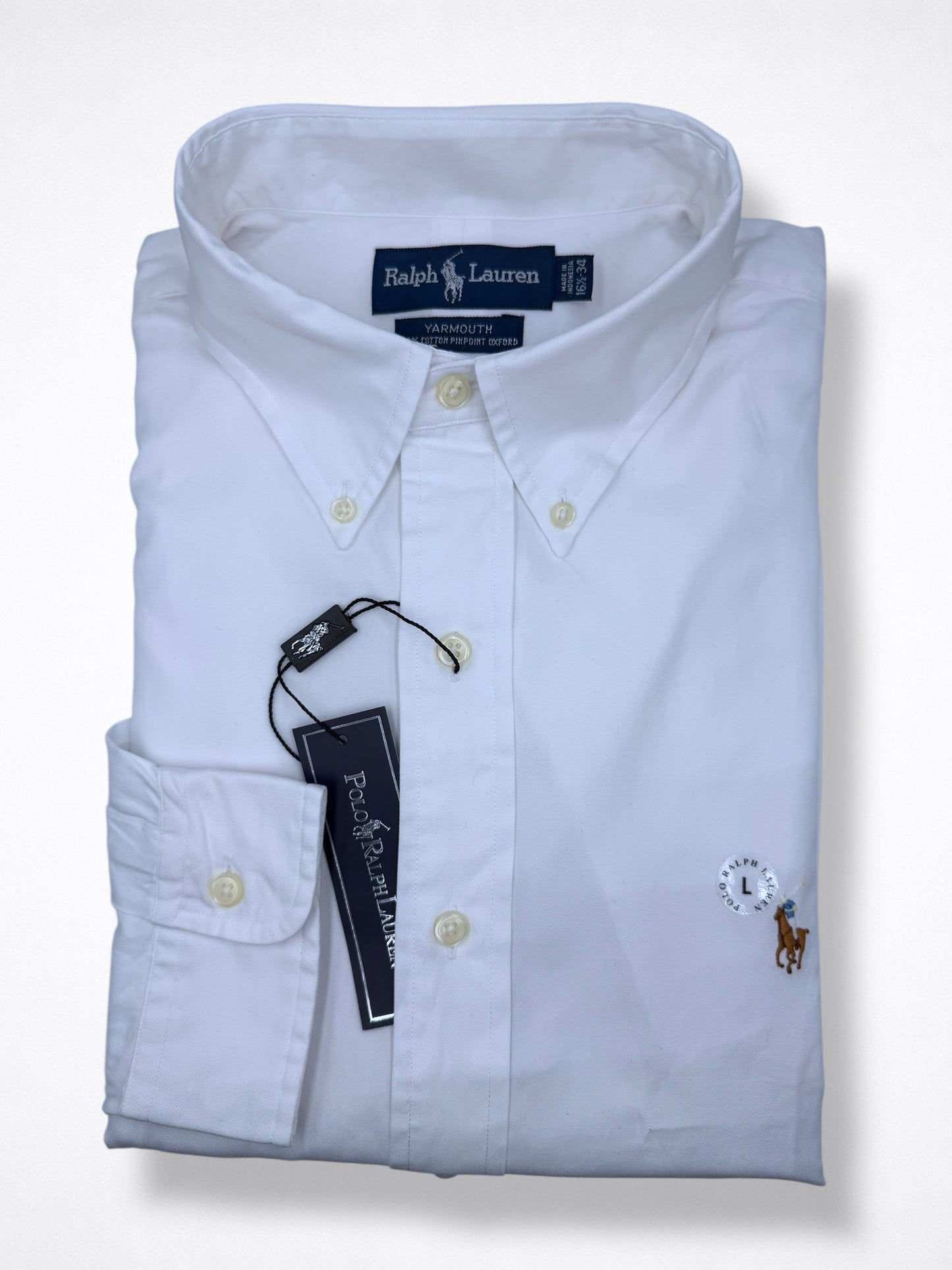Camisa Polo Ralph Lauren Classic Fit Manga Larga Talla XL