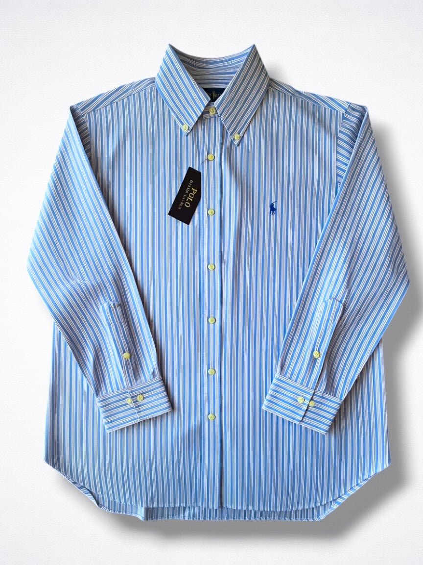 Camisa Polo Ralph Lauren 16 1/2 Classic Fit  Manga Larga 32/33 Talla L