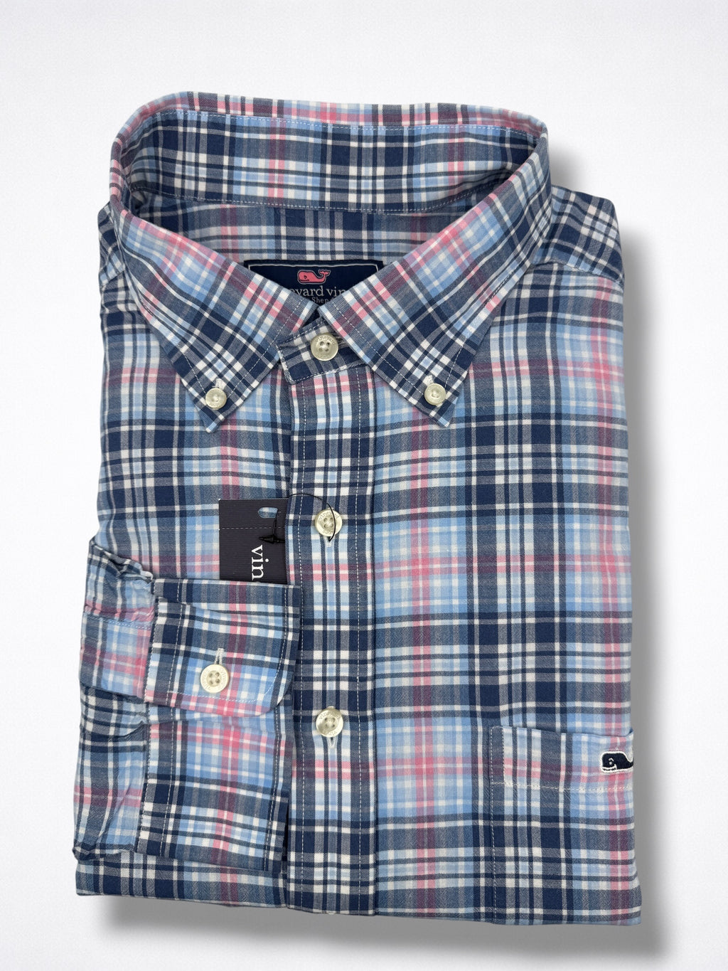 Camisa Vineyard Vines Classic Fit manga larga talla XL