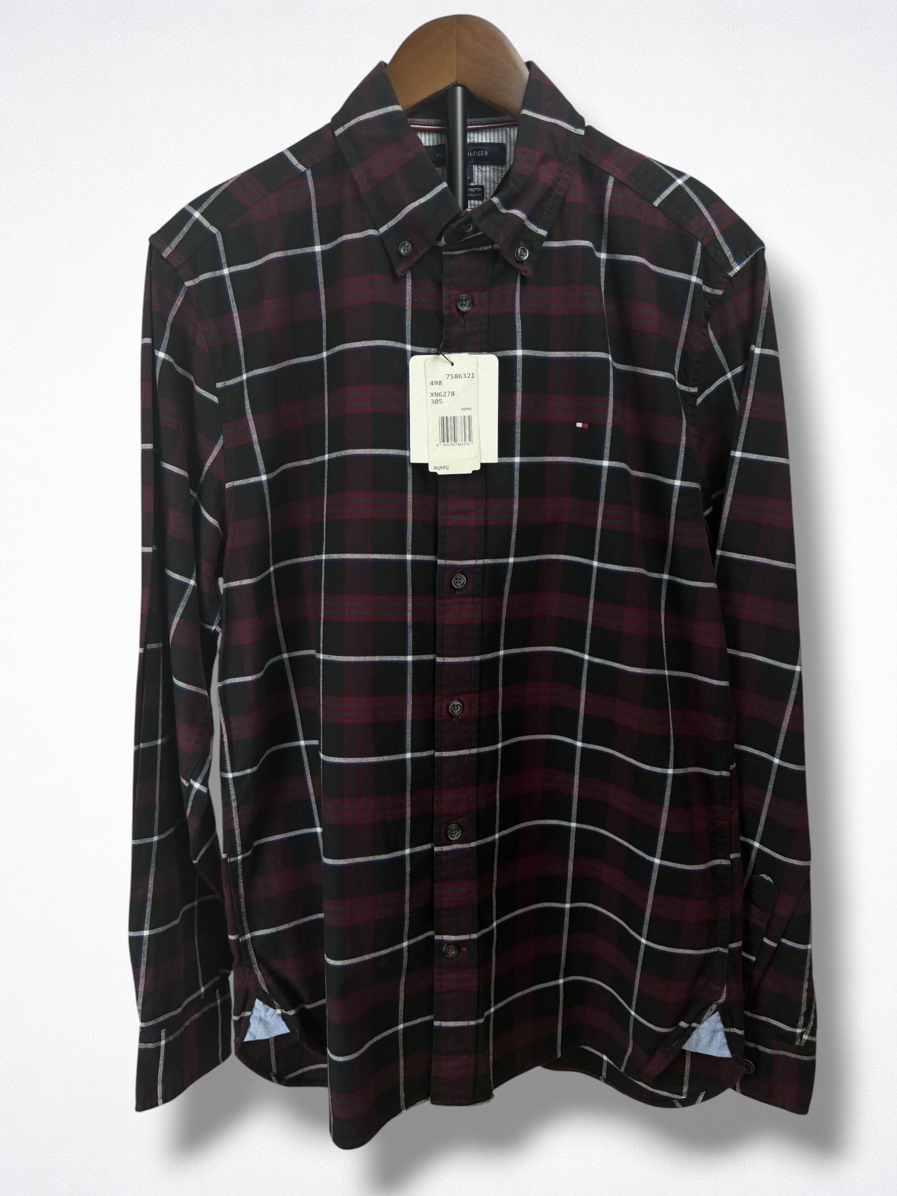 Camisa Tommy Hilfiger Classic Fit Manga Larga Talla M