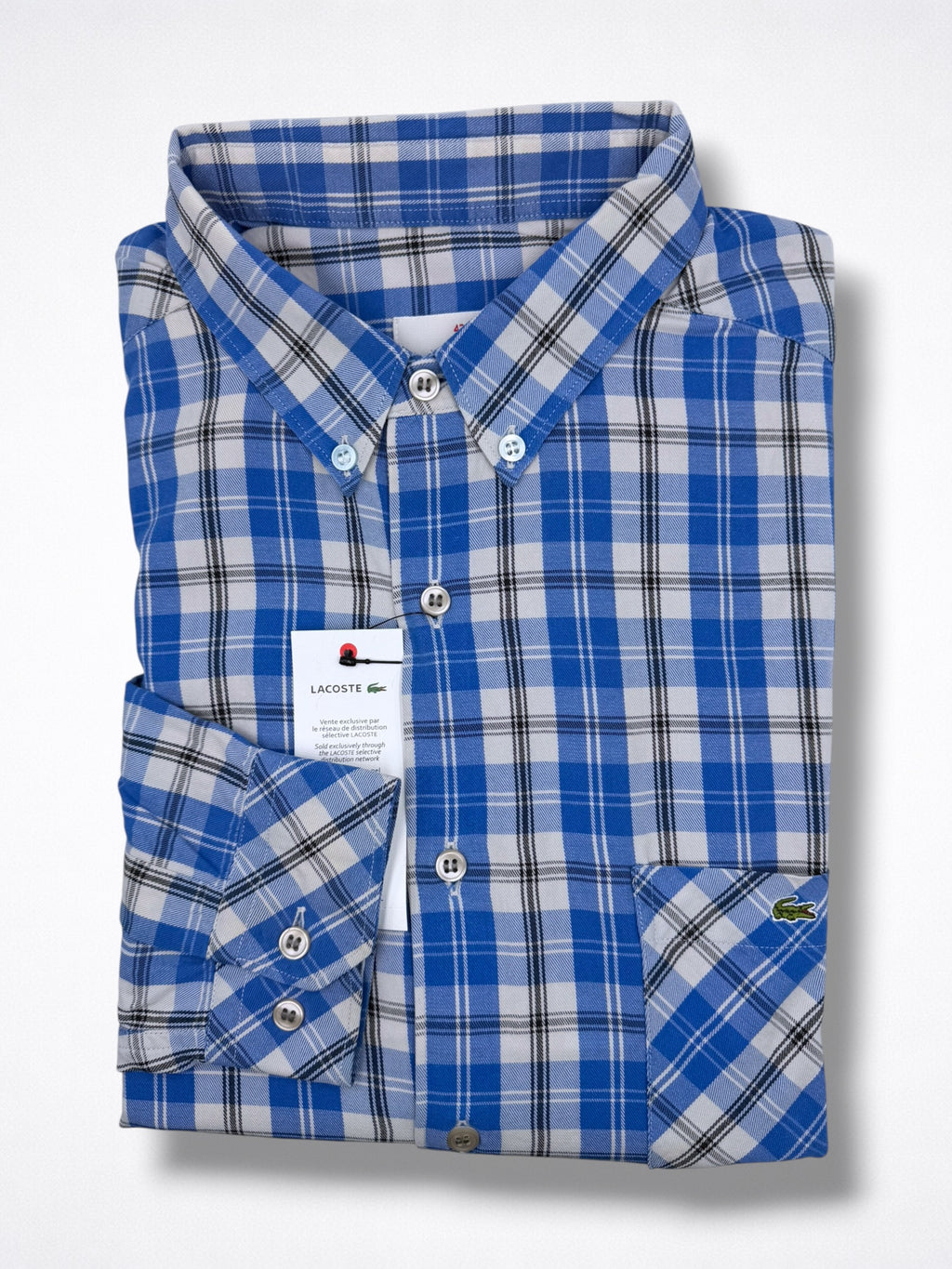 Camisa Lacoste Regular Fit Manga Larga Talla M