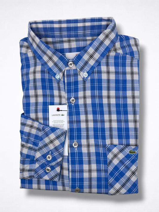 Camisa Lacoste Regular Fit Manga Larga Talla M
