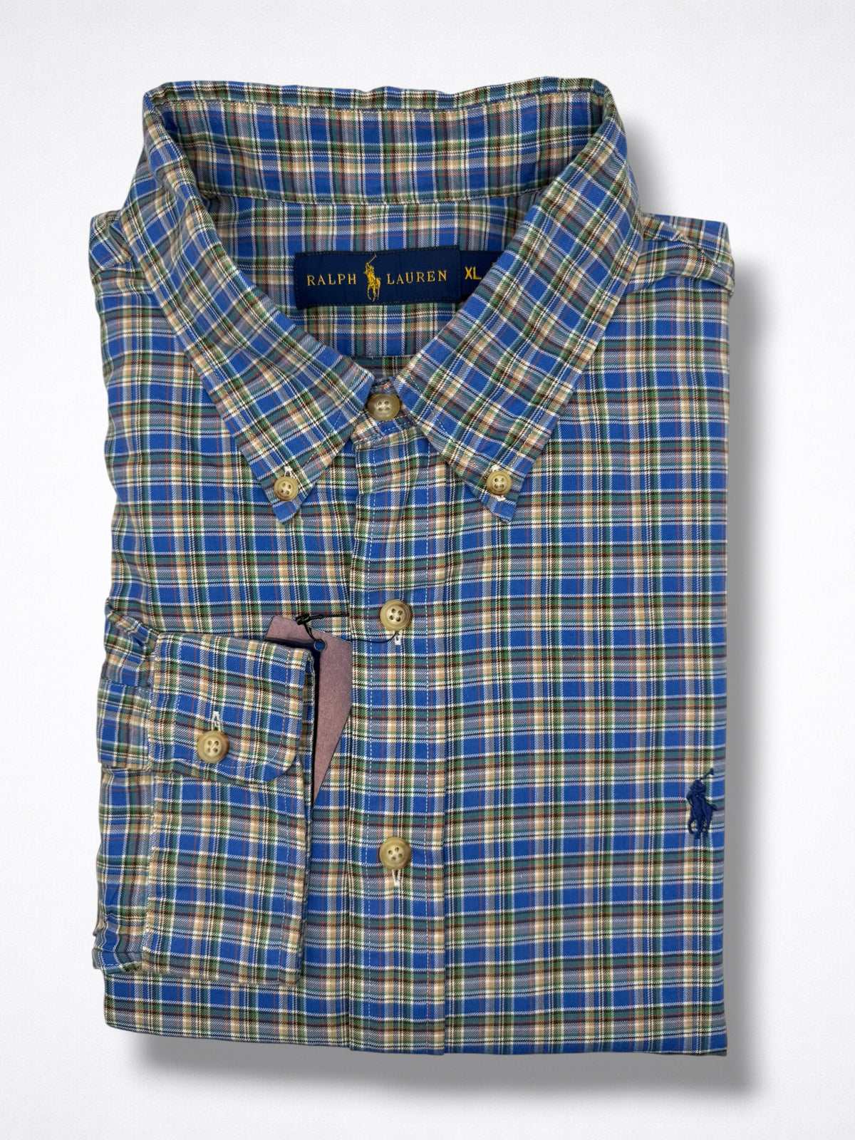 Camisa Polo Ralph Lauren Classic Fit Manga Larga Talla XL