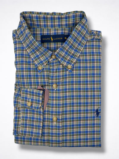 Camisa Polo Ralph Lauren Classic Fit Manga Larga Talla XL