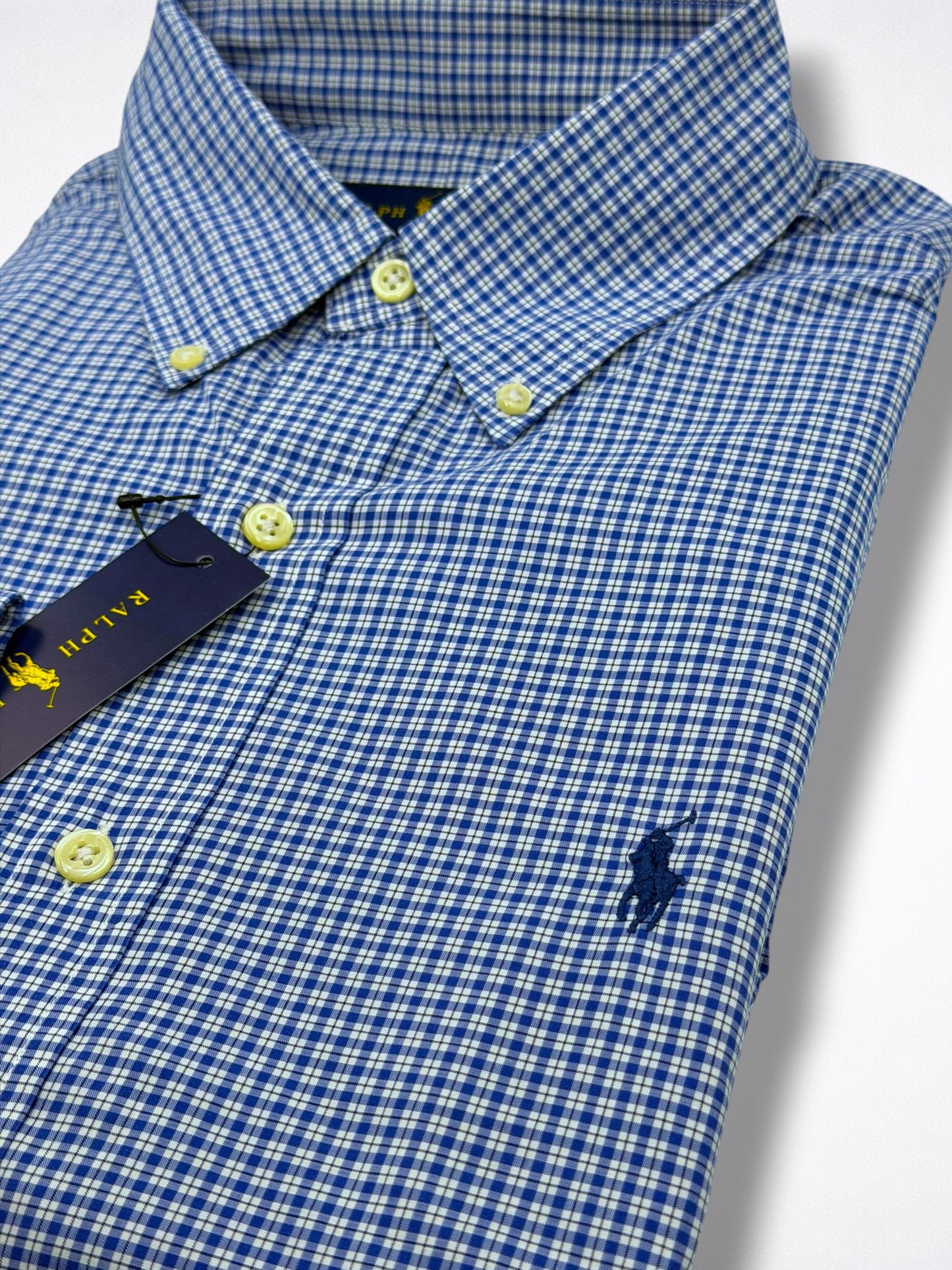Camisa Polo Ralph Lauren Classic Fit Manga Larga Talla L