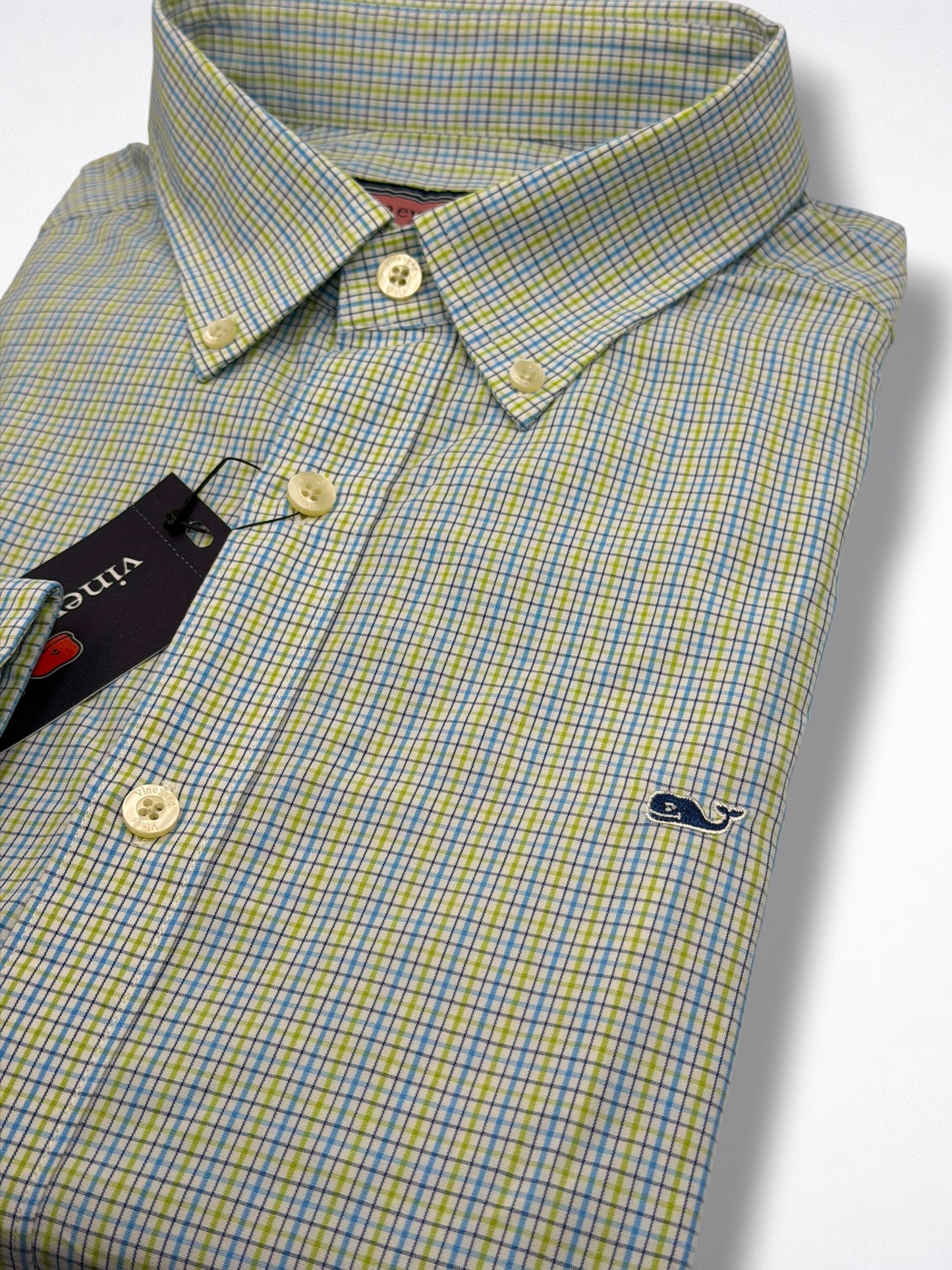Camisa Vineyard Vines Classic Fit Manga Larga Talla M