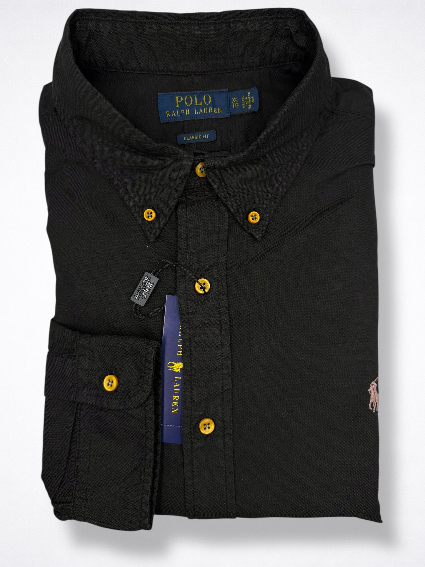 Camisa Polo Ralph Lauren Classic Fit Manga Larga Talla XL