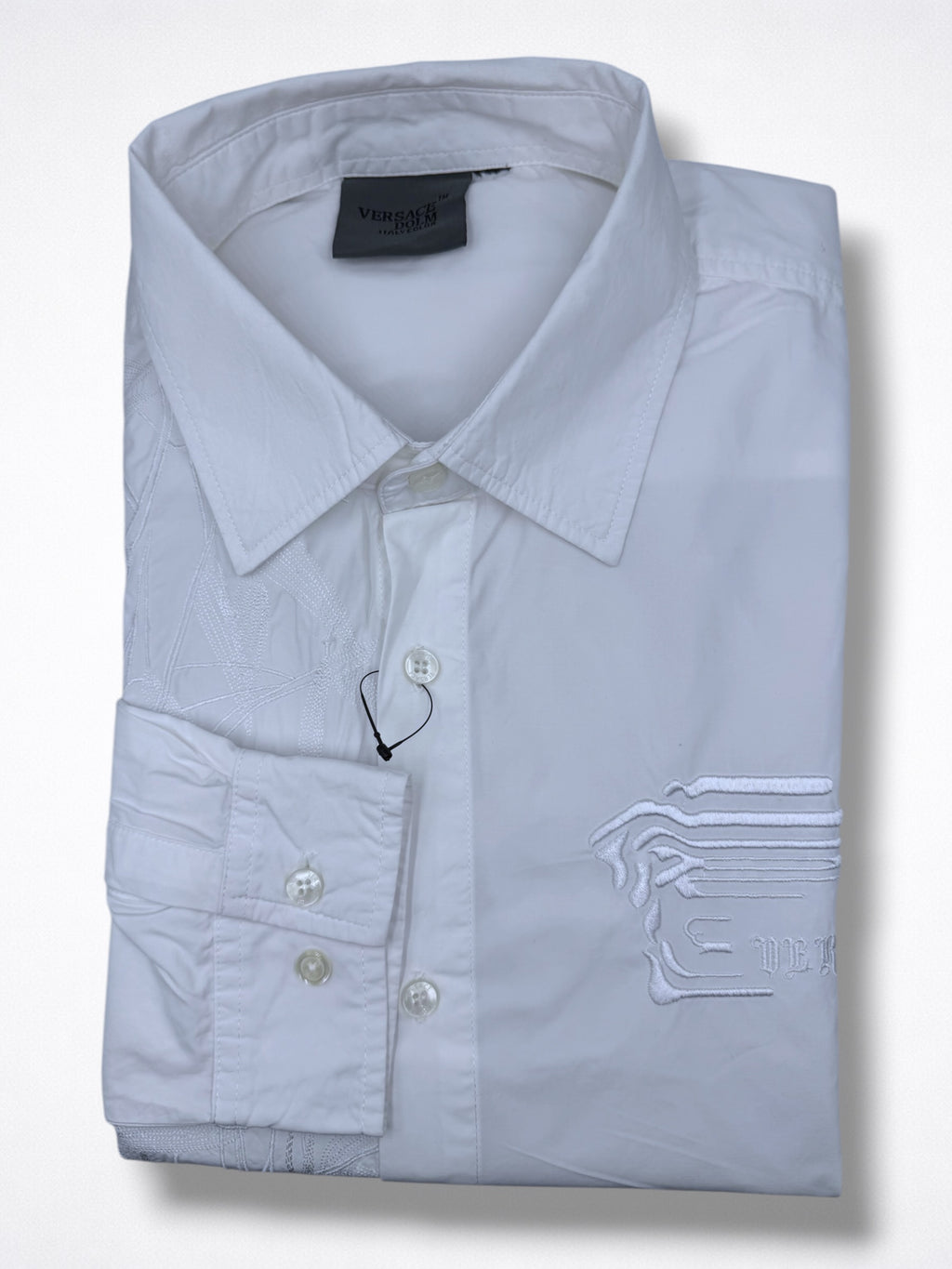 Camisa Versace Classic Fit Manga Larga Talla M