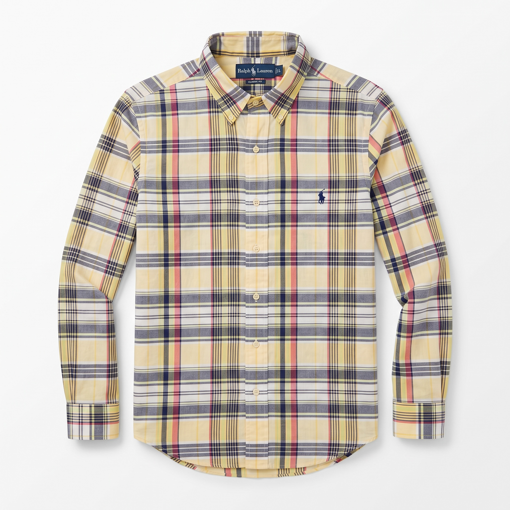 Camisa Polo Ralph Lauren Classic Fit manga larga talla L