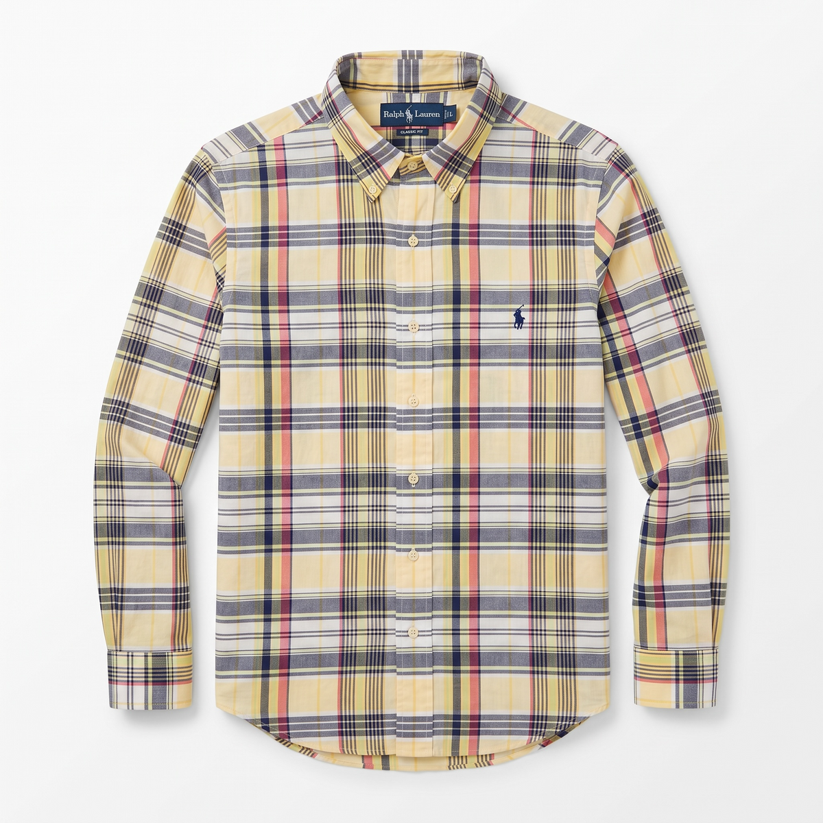 Camisa Polo Ralph Lauren Classic Fit manga larga talla L