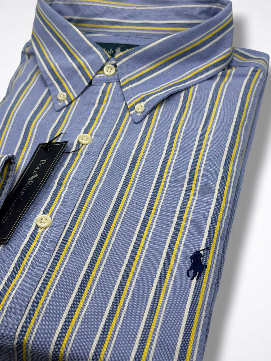 Camisa Polo Ralph Lauren Classic Fit 17 1/2 Manga Larga 34/35 Talla XL