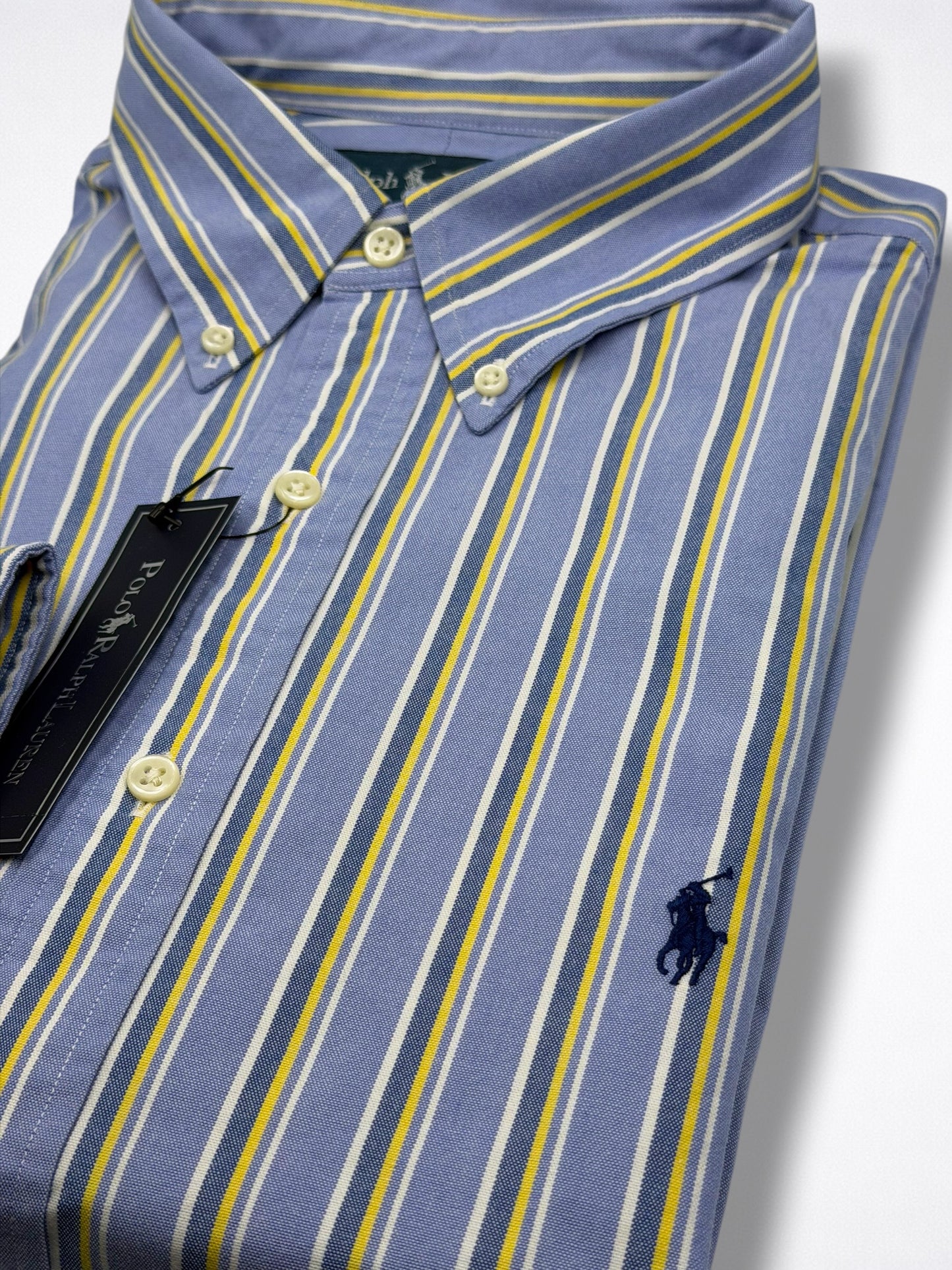 Camisa Polo Ralph Lauren Classic Fit 17 1/2 Manga Larga 34/35 Talla XL