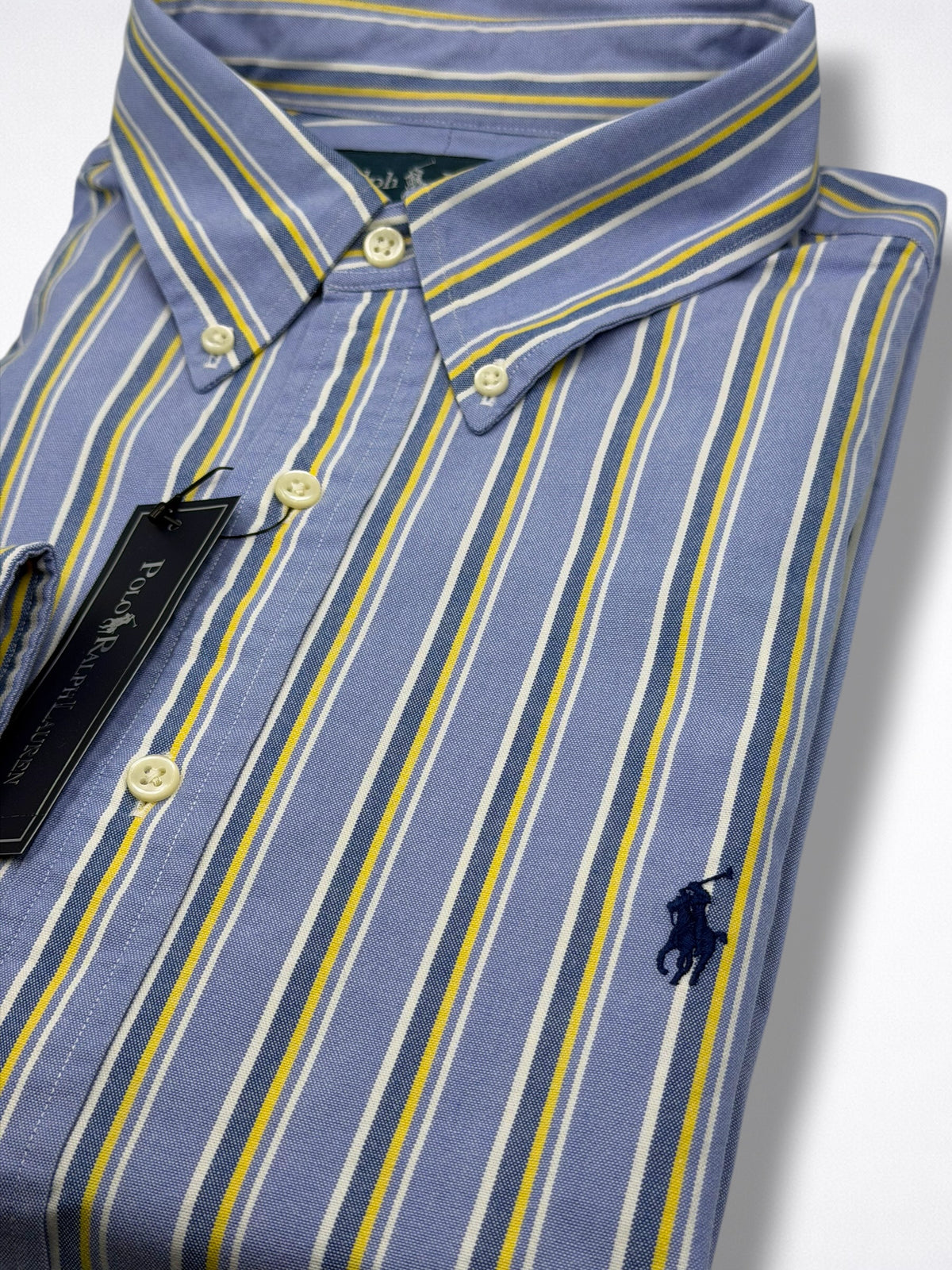 Camisa Polo Ralph Lauren Classic Fit 17 1/2 Manga Larga 34/35 Talla XL