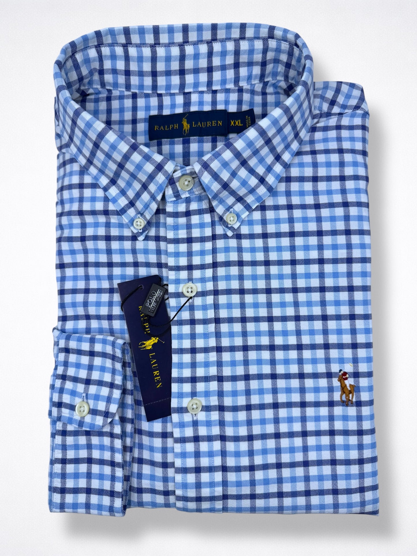 Camisa Polo Ralph Lauren Classic Fit Manga Larga Talla XXL
